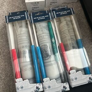 3 Disney Cruise Ship Coloring Set with Markers